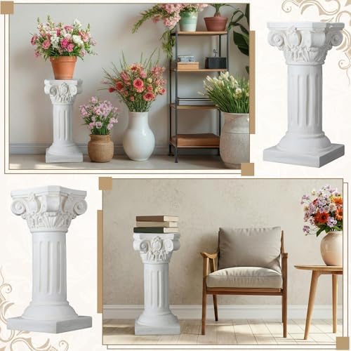 1 Pack 21.7 Inch Roman Column and Pillar Plant Pedestal, Elegant - Image 5