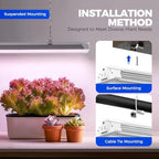 Barrina TX72 4FT LED Grow Light, 288W(4 x 72W, 2000W Equivalent), Purple - Image 5