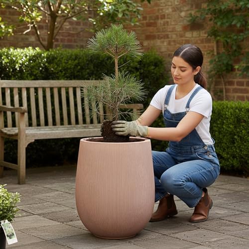 Planters for Indoor Plants, 18.7 inch Large Plant Pots - Image 2