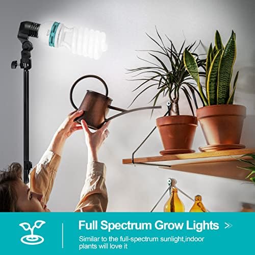 EMART Full Spectrum Light Bulb, 105W CFL Light Bulbs for Photography 4Pack - Image 4