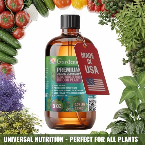 GARDENERA Premium Organic Seaweed & Kelp Superfood for Orchid Plants - 32 oz - Liquid Kelp Fertilizer Concentrate (Makes 180 Gallons) - Image 5