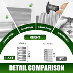 TBMLC 17" Tall,32" Diameter Elevated Round Metal Raised Garden Bed Silver - Image 5