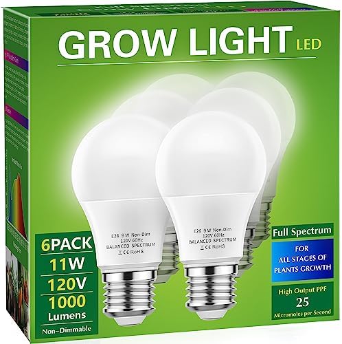 Briignite Grow Light Bulbs, Full Spectrum Grow Light Bulb, LED Grow Light by WelcometoBriigniteenjoyyourtimehere