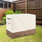 Outdoor Raised Garden Bed Winter Cover with Split Zipper,Waterproof Heavy Duty Cover for 48 x 24 x 30 inch Elevated Wood Planter Box Stand(Beige,Covers only) - Image 5