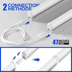 Barrina LED Shop Light, 4FT 2200lm 6500K T5 Fixture, 20W, Linkable, 8-Pack - Image 5
