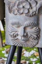 11" x 13" x 22" Greek God Statue Planter with Legs - Image 4