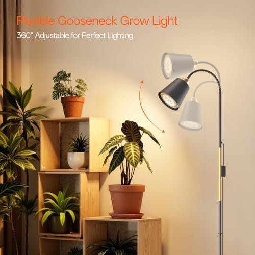 Bstrip F11 Standing Grow Lights for Indoor Plants, 65in Tall Plant Light - Image 5