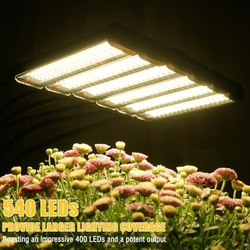 LED Grow Lights for Indoor Plants Full Spectrum, 540 LEDs Plant Lights for Indoor Growing with 58" Adjustable Stand, Plant Grow Lights with Auto 5H/10H/15H Timer for Indoor Tall Plants. - Image 3