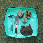 Repotting Mat Flower Pots Transplanting Mats Gardening Planting Mat PE Plant Repotting Mat Foldable Waterproof Gardening Potting Pad - Image 5