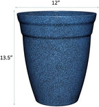 Premiere Collection Planter, Allaire 12", Indigo - Image 4