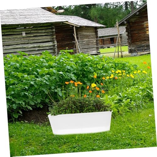 Xmas Rectangular Plastic Herb Planter Box with Visible Water Window - Image 4