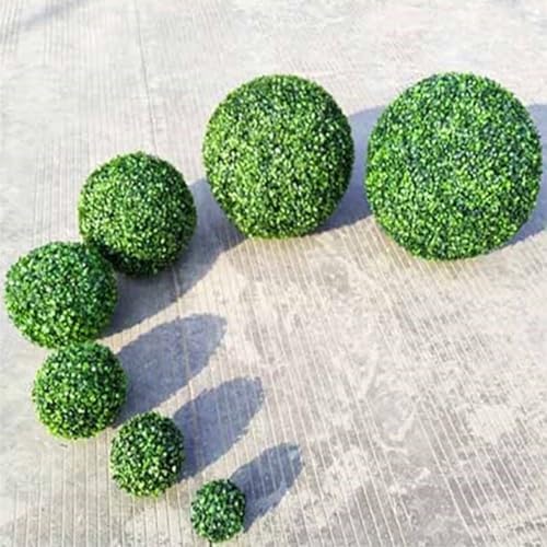 Artificial Plant Topiary Ball 15in, Faux Boxwood Balls, Boxwood Balls Outdoor, All-Year Green Faux Plant Decorative Balls for Backyard, Balcony,Garden, Wedding and Home DéCor - Image 4