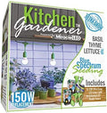 Miracle LED Kitchen Gardener 2-Socket LED Grow Light Bulb Kit with Blue Spectrum Starting Ultra Grow Bulbs Replacing 150W and 3' Fixture (2-Pack - 2 Fixtures, 4 Bulbs), 601878 by Miracle+LED
