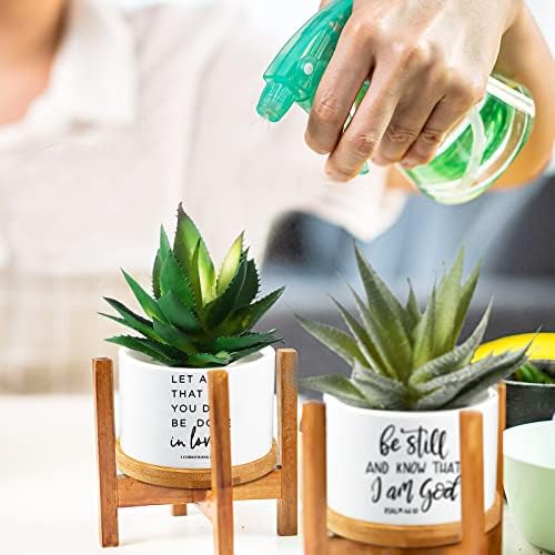 Fumete 12 Sets Bible Verse Succulent Pots 3 x 2 in, Scripture Series - Image 4
