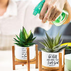 Fumete 24 Set Religious Gift Bulk Bible Verse Succulent Pots, Scripture - Image 5