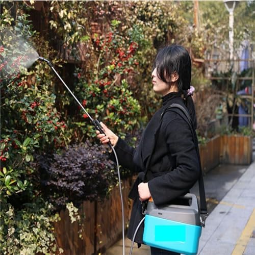 QUQUQ Indoor Outdoor Watering Plants Electric Sprayer with Adjustable Misting Nozzle and USB Type-C Charger Shoulder Strap Watering Equipment(Green) - Image 6