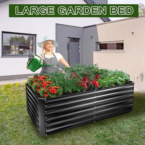 6x3x2 Ft Galvanized Metal Raised Garden Bed Large Planter Tall - Image 7