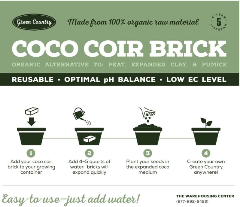 Premium Coco Coir Bricks - 24 Pack - Image 3