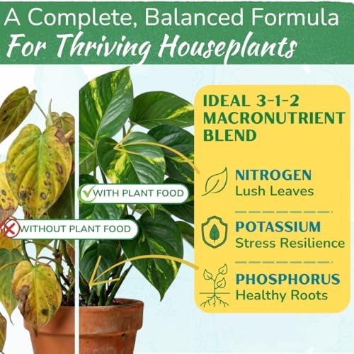 Indoor Plant Food by Houseplant Resource Center - Organic Liquid Fertilizer for Pothos, Peace Lily, Monstera, Cactus and More - 8 oz - Image 2