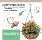 2.36IN Ceiling Screw Hooks for Hanging Plants, Safety Buckle,110 Pcs - Image 5