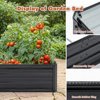 Galvanized Raised Garden Bed Kit Outdoor, 8X4X1FT Metal Planter Boxes Set, Large Rectangle Planters Garden Vegetable & Flower Beds for Herbs, Fruits, Planting Backyard Patio - Image 5