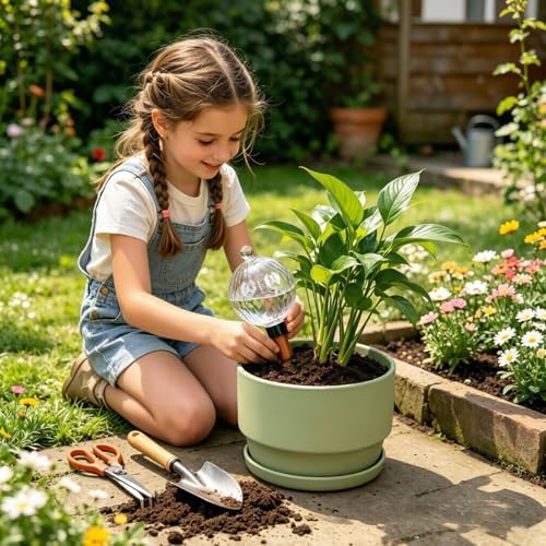 26oz Extra Large Plant Watering Globes, Self Watering Bulbs and Water Globes for Indoor Outdoor Potted Plants, Vacation Watering While Away 4-Pack - Image 7
