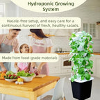 Hydroponic Growing System,Hydroponic Vertical Garden,Indoor Smart hydroponic Vegetable System, 30 Pods,Plant Germination kit with Pump System, Auto Timer, Beginner kit,Gardening Gift - Image 2