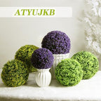 Artificial Plant Topiary Ball Dia 24in, Faux Plant Topiary Ball Extra Large, Garden Spheres Outdoor, Topiary Balls Artificial Outdoor, Lifelike Moss Balls Decorative Set - Image 4