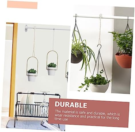 Yardwe 16pcs Garden Supplies Wall Plant Hanger Extender Rope Macrame Plant Hanger Hanging Flowerpot Rope - Image 7