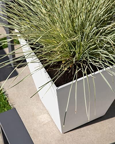 Veradek Pure Series Nobleton Planter - Tapered Square Outdoor Planter - Image 5