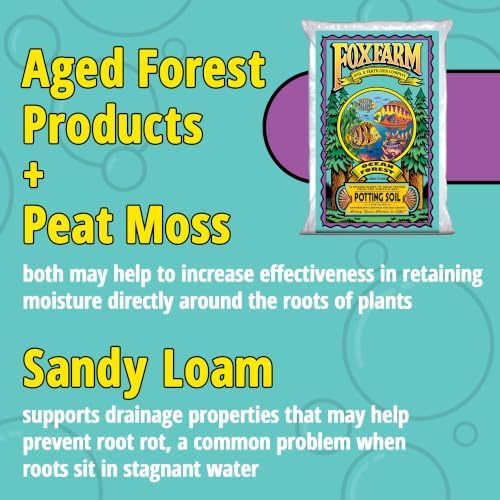 FoxFarm Ocean Forest Potting Soil with 2 Plant Tags, 12qt (4 Pack) - Image 5