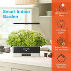 SereneLife Hydroponic Herb Garden 11 Pods, Indoor Growing System,Smart Indoor Plant System w/Height Adjustable LED Grow Light (Black) - Image 4