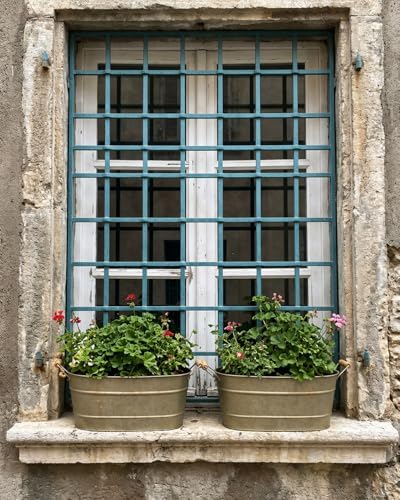 3 Pack 15 Inch Oval Planters with Handles, Antique Brass Galvanized Finish - Image 5