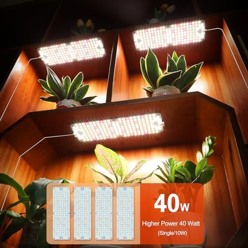 4-Pack Panel Grow Lights for Seed Starting,Veg, Bonsai,Seedling - Image 4