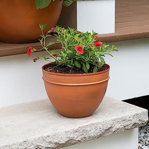 Achla Designs Small Planting Pot, Burnt Sienna - Image 5