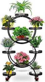 6 Tier Metal Plant Stand Indoor/Outdoor Multiple Flower Pot Holder by Unknown