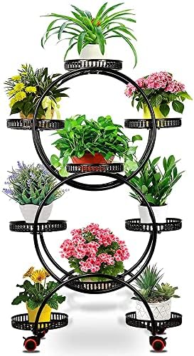 6 Tier Metal Plant Stand Indoor/Outdoor Multiple Flower Pot Holder by Unknown