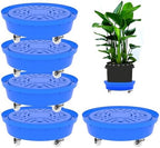 5-Pack Self-Watering Base with Visible Water Level by Molgoc