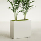 Greenline Alice Tall Rectangular Fiberglass Planter, Outdoor Planter Box - Image 2