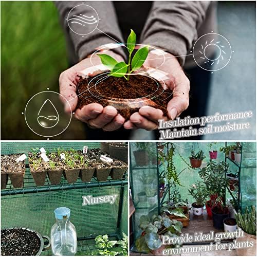Portable Walk-in Greenhouse for Outdoors, 56x30x76 Plant House with Shelves - Image 6