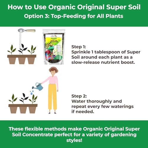 Organic Original Super Soil Concentrate with Mycorrhizae – Living Soil Boosts Roots & Buds for Seeds & Clones - Indoor & Outdoor Growing - Mix 1:4 with Topsoil Potting Soil(4 quarts) - Image 6