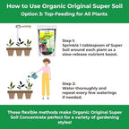 Organic Original Super Soil Concentrate with Mycorrhizae – Living Soil Boosts Roots & Buds for Seeds & Clones - Indoor & Outdoor Growing - Mix 1:4 with Topsoil Potting Soil(4 quarts) - Image 6