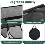 2-Pack Raised Garden Bed Covers, 45" x 22" x 17" Mesh Crop Cage, Pop-Up Plants Cover with 30% Shade Cloth for Seedlings Vegetables Fruits Flowers, Protects Against Birds Animals Pests with 16 Stakes - Image 7
