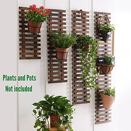 ShopLaLa Large Wall Hanging Planters for Outdoor Plants (5 Pack) Plant Wall - Image 3