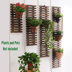 ShopLaLa Large Wall Hanging Planters for Outdoor Plants (5 Pack) Plant Wall - Image 3