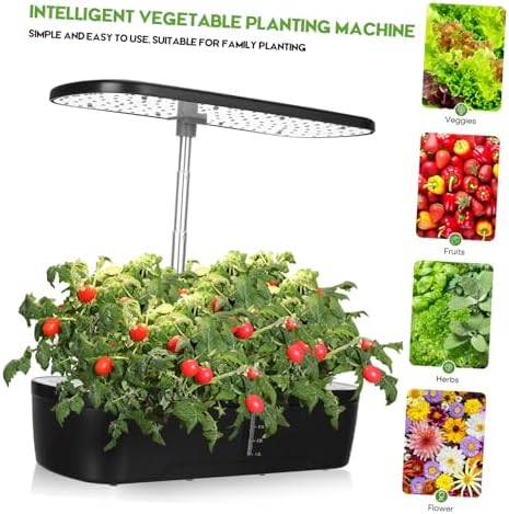 POPETPOP 1 Set Indoor Hydroponics Growing Kit Smart Planting with LED Grow Light Automatic Watering Intelligent Control for Indoor Garden Enthusiasts Design - Image 5
