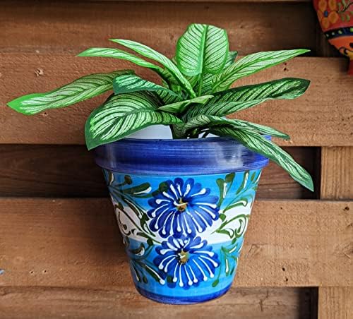 Spanish Wall Planter, Flower Pot, Planter, Wall Pocket 7.0"" D - Image 2