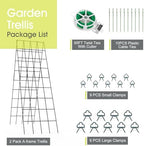RIFNY Cucumber Trellis for Raised Bed, Garden Trellis 16.5 x 60 Inch, Black - Image 5