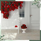 Zhehao 4 Pcs Plastic Urn Planters 12 x 10 Inch Urn Planters for Outdoor - Image 4