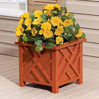Miles Kimball Terra Cotta Chippendale Planter - Image 2